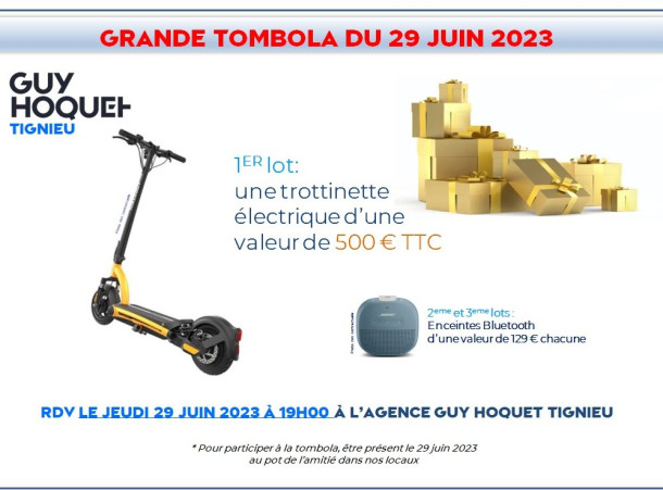 GRANDE TOMBOLA GUY HOQUET TIGNIEU